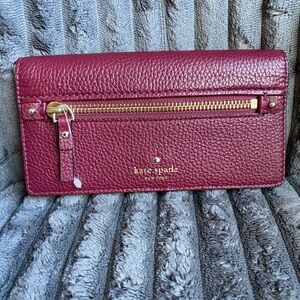 Kate Spade burgundy wallet